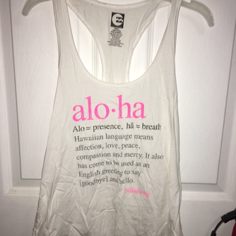 Aloha billabong shirt 8/10